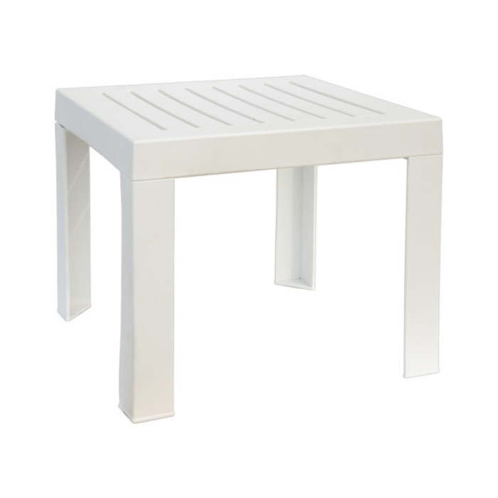 Стіл садовий PAPATYA до шезлонга Suda білий (4348)