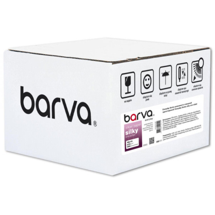 Фотопапір Barva 10x15, 270 g/m2, Everyday, Silky-glossy, 500c (IP-FE270-396)