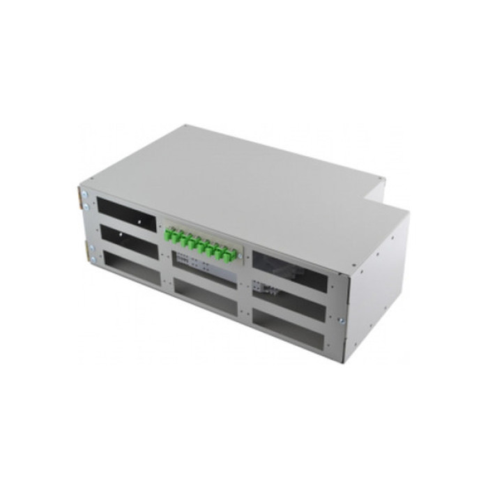 Патч-панель оптична 3U, універсальна, сплайс касети S336 Crosver (FOB 19/3-336/36-3-72)