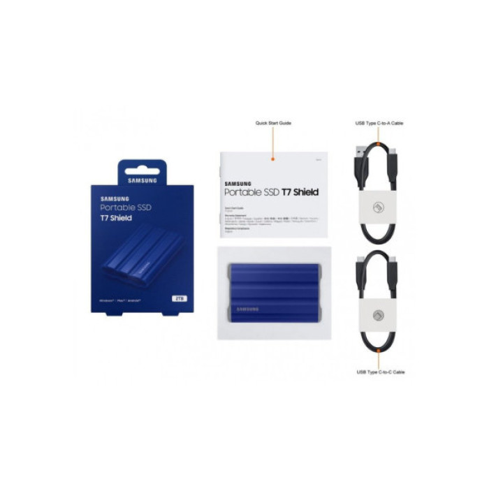 Накопичувач SSD USB 3.2 1TB T7 Shield Samsung (MU-PE1T0R/EU)