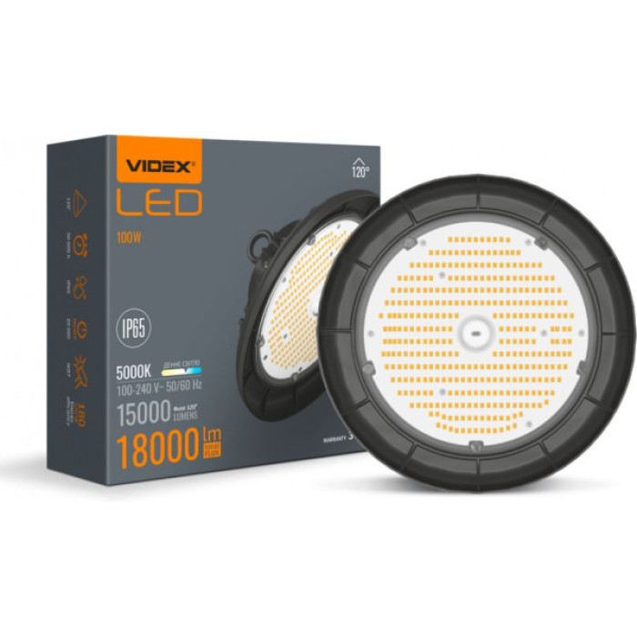 Світильник Videx 100W 5000K 18000Lm (VL-HB01-1005B)