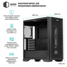 Корпус для ПК Qube KAPER_FMNU3