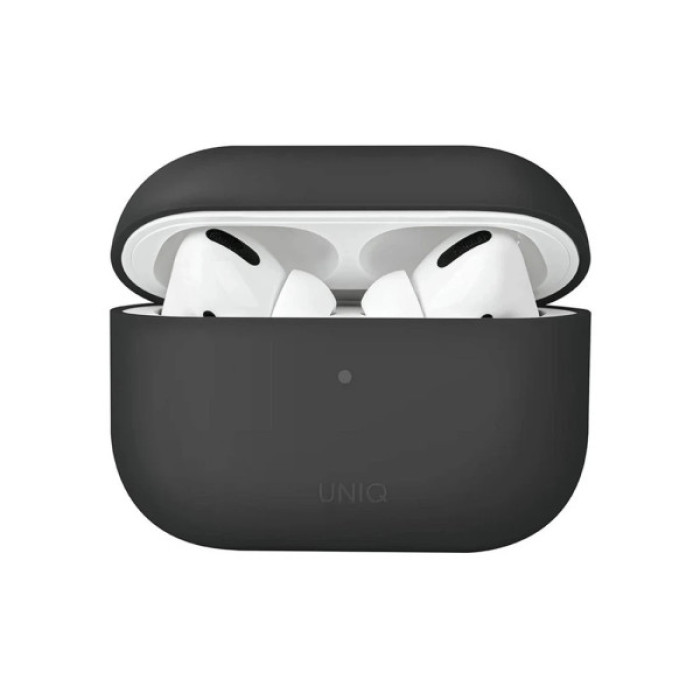 Чохол для навушників Uniq Lino AirPods Pro 2 gen Silicone Ash Grey (8886463683521)