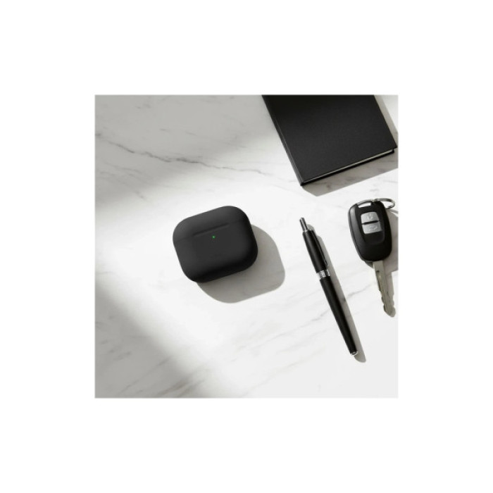 Чохол для навушників Uniq Lino AirPods Pro 2 gen Silicone Ash Grey (8886463683521)