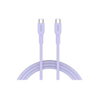 Дата кабель USB-C to USB-C 1.0m OnWire 60CL C-C 60W COLOR Braided 1m Purple Canyon (CND-CCAP60AB10PU)