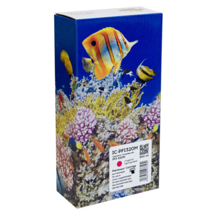 Картридж Barva Canon PFI-320M 2892C001AA 300мл magenta (IC-PFI320M)