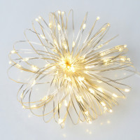 Гірлянда YES! Fun Нитка на мідному дроті 100 LED Тепло-біла 10 м Статична USB (975035)