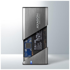 Кишеня зовнішня AXAGON USB-C 3.2 Gen 2 metal box for M.2 NVMe & SATA SSD SuperSpeed (EEM2-SG2)