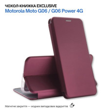 Чохол до мобільного телефона BeCover Exclusive Motorola Moto G06 / G06 Power 4G Red Wine (715488)