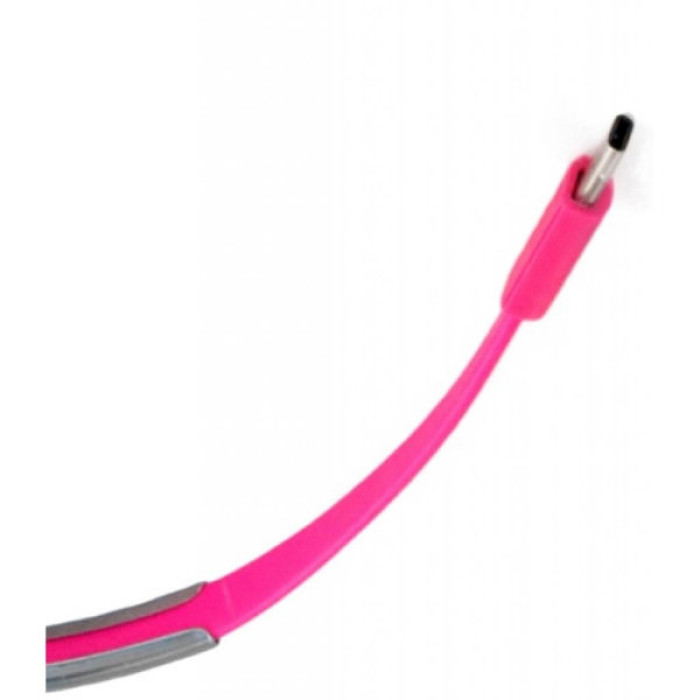 Дата кабель USB 2.0 AM to USB-C 0.18m pink Extradigital (KBU1780)