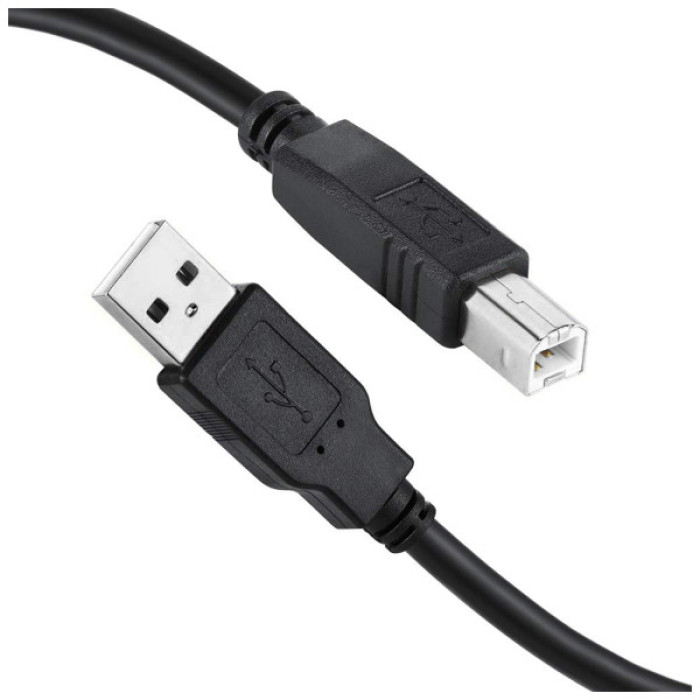 Кабель для принтера USB 2.0 AM/BM 3.0m black ColorWay (CW-CBUB073-BK)