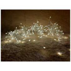 Гірлянда Luca Lighting кластер, срібна струна, 20 м, теплий білий (8718861852684)