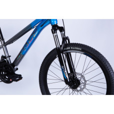 Велосипед Space 24" MARS DD FR рама-11" ST 2026 синьо-сірий (OPS-SP-24-061)