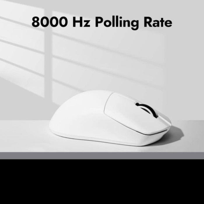 Мишка Lemokey G1 USB-A/USB-C/Wireless 8K White (G1-A2)