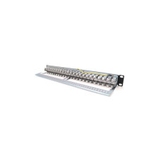 Патч-панель 19" 24хRJ-45 FTP 1U cat.6A, w Organizer PiPo (PP247191UFTP)