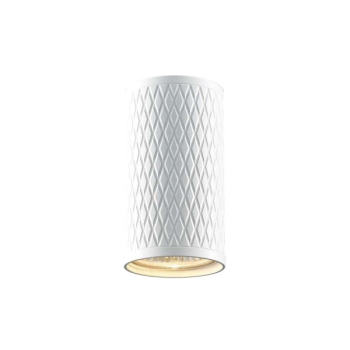 Світильник точковий Videx під лампу GU10 SPF02A накладний біла призма (VL-SPF02A-WP)