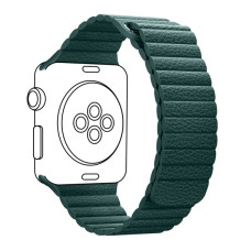 Ремінець до смарт-годинника Armorstandart Leather Loop для Apple Watch 42 (Series 11-10)/41/40/38 Forest Green (ARM53317)