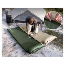 Туристичний килимок Naturehike CNK2450WS020, самонадувний, 200х63х10 см, бежевий (6927595712719)