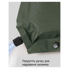 Туристичний килимок Naturehike CNK2450WS020, самонадувний, 200х63х10 см, бежевий (6927595712719)