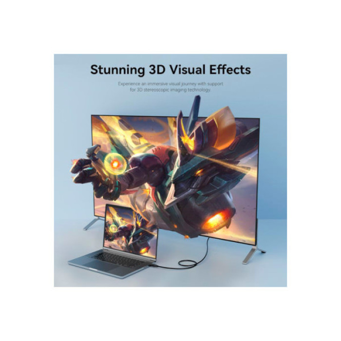 Кабель мультимедійний DisplayPort M to DisplayPort M 5.0m V1.2 4K60Hz Vention (HAKBJ)