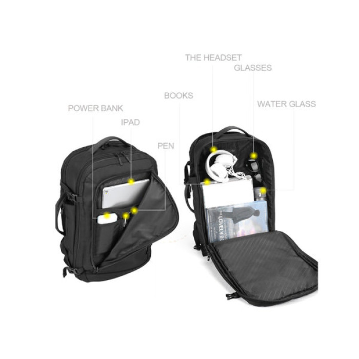 Рюкзак для ноутбука Porto 15.6" RNB-4027BK black (RNB-4027BK)