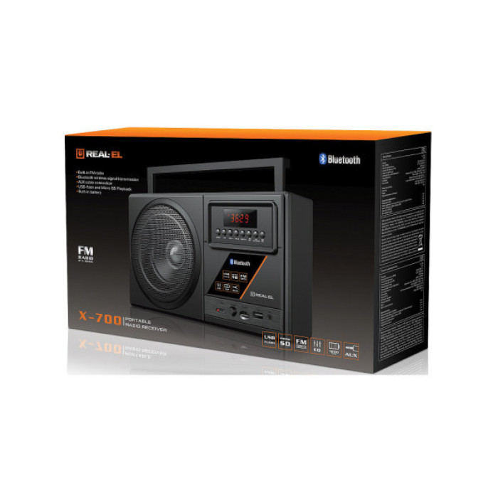 Портативний радіоприймач REAL-EL X-700