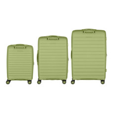 Набір валіз 2E Aero (L+M+S), оливково-зелені (2E-SPP-AERO-SET3-MG)