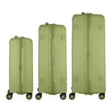 Набір валіз 2E Aero (L+M+S), оливково-зелені (2E-SPP-AERO-SET3-MG)