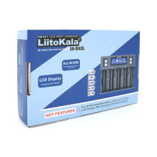 Зарядний пристрій для акумуляторів Liitokala 4 Slots+2, Ni-MH/Ni-CdAA,AAA,C, +Крона, Li-ion/IMR32650,21700,18650 (Lii-D4XL)