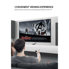 Дата кабель USB 3.0 AM/AF 2.0m US129 Black Ugreen (10373)