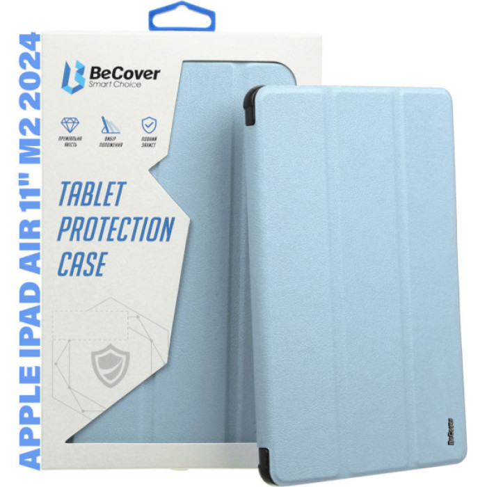 Чохол до планшета BeCover Tri Fold Hard Apple iPad Air 11" M2/M3 (2024/2025) Light Blue (711415)