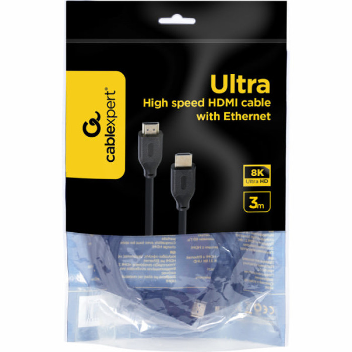 Кабель мультимедійний HDMI M to HDMI M 3.0m V2.1 Cablexpert (CC-HDMI8K-3M)