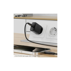 Зарядний пристрій Acefast A104 USB-C PD25W GaN Black (6974316283355)