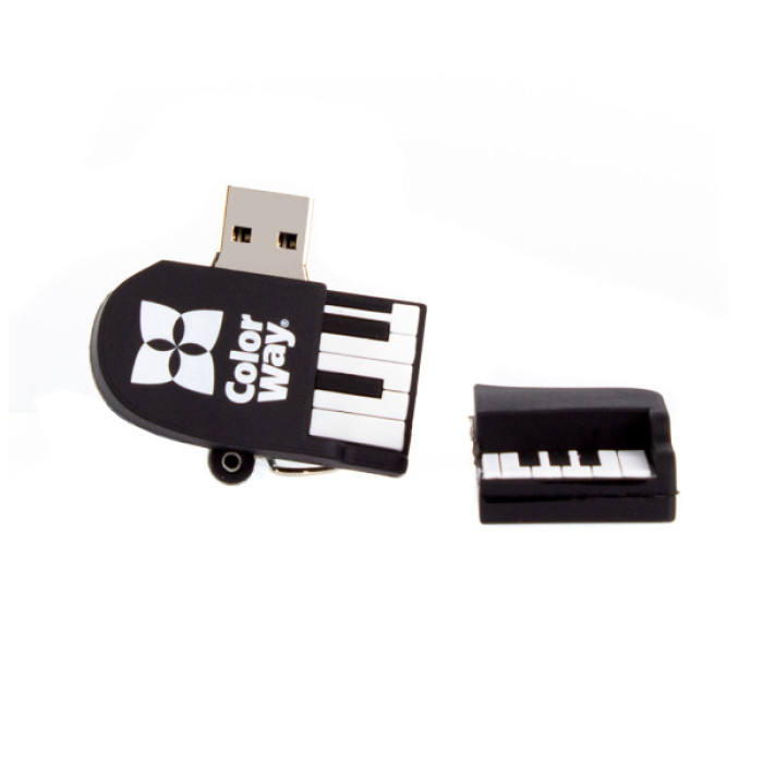 USB флеш накопичувач ColorWay Piano 32 GB 3.0 Black (CW-USBPO32)