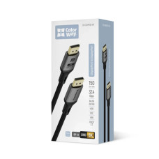 Кабель мультимедійний DisplayPort M to DisplayPort M 1.5m V1.4 8K black ColorWay (CW-CBDP093-BK)