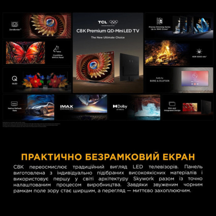 Телевізор TCL 65C8K
