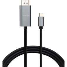 Кабель мультимедійний USB-C to HDMI M 1.5m v2.0 4K60Hz Vinga (VCPVCCH2015)