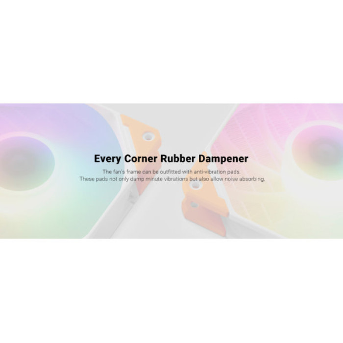 Кулер до корпусу ID-Cooling TF-12025-PRO ARGB TRIO WHITE