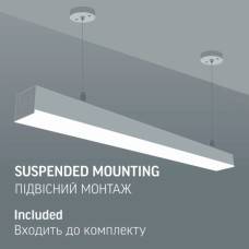 Світильник Videx LED BN03 50W 1.2М 5000K 220V (VL-BN03-50125B)