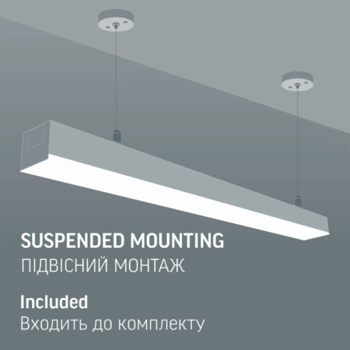 Світильник Videx LED BN03 50W 1.2М 5000K 220V (VL-BN03-50125B)