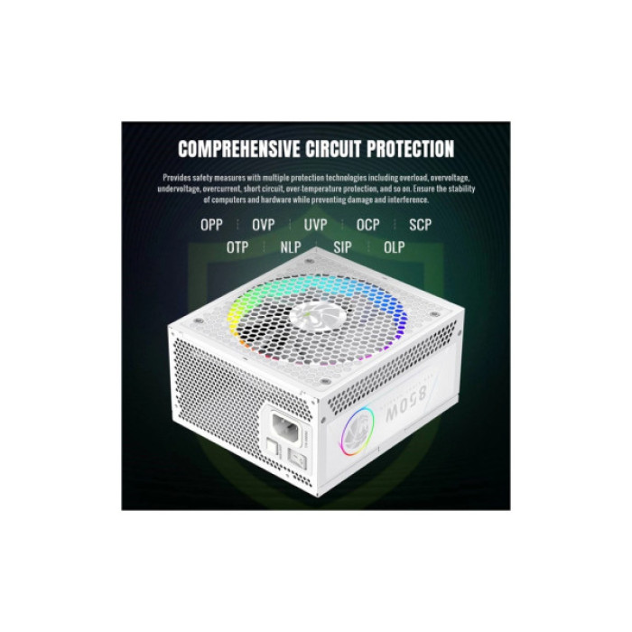 Блок живлення Gamemax 850W (RGB 850G WH)