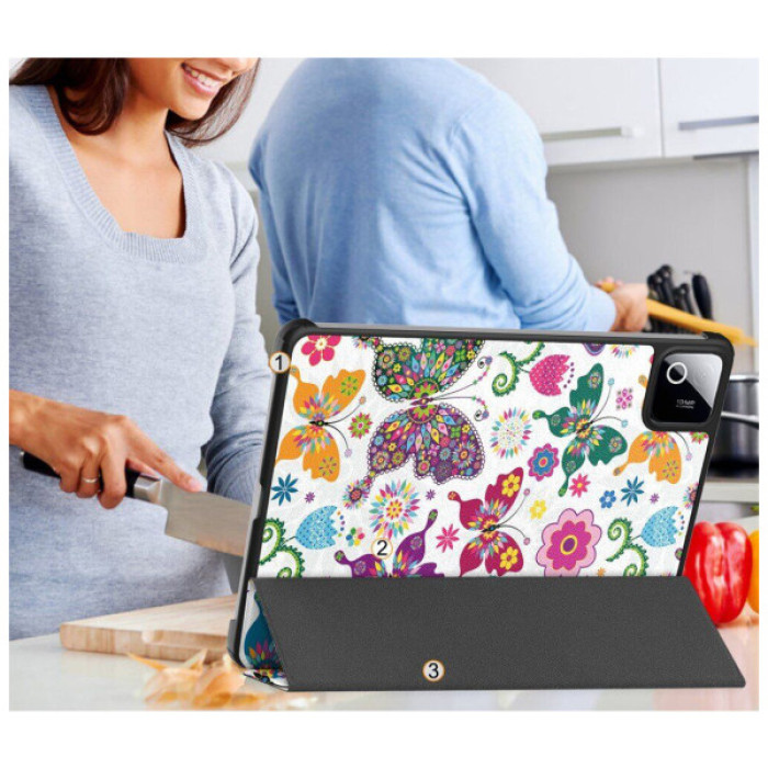Чохол до планшета BeCover Smart Case Xiaomi Pad 8 / 8 Pro 11.2" Butterfly (714582)