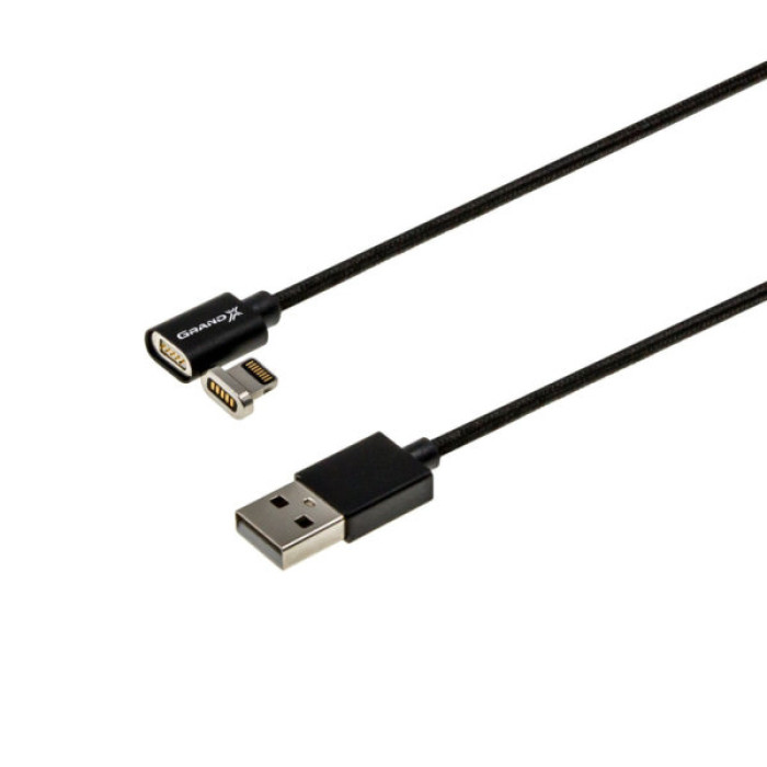 Дата кабель USB 2.0 AM to Lightning 1.0m Magnet Grand-X (MG-01L)