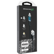 Дата кабель USB 2.0 AM to Lightning 1.0m Magnet Grand-X (MG-01L)