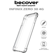 Чохол до мобільного телефона BeCover Anti-Shock Infinix Zero 30 4G (X6731B) Clear (710609)
