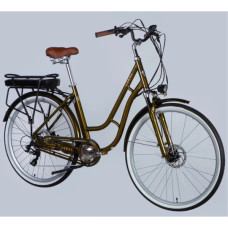 Електровелосипед Dorozhnik 28" eCORAL DD FR рама-19" 48B 13А*г 500Вт 2026 бронзовий (ELB-D-28-115)
