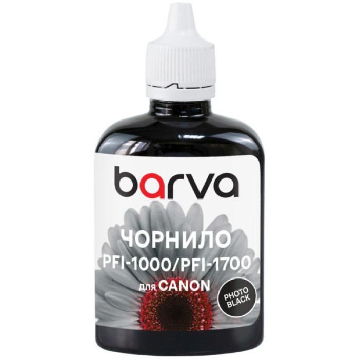 Чорнило Barva Canon PFI-1000/PFI-1700 100ml PBK, pigment (C1700-974)