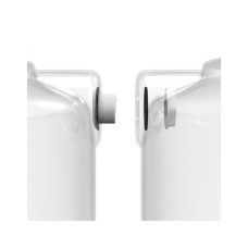 Ємність для води Вігер вертикальна харчова 1000 л вузька, кришка з клапаном біла (13230)