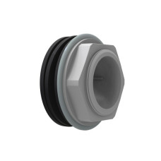 Ємність для води Вігер вертикальна харчова 1000 л вузька, кришка з клапаном біла (13230)