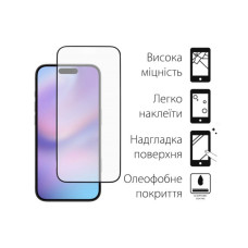 Скло захисне Dengos iPhone 17 Black 2 pcs (DG-TG2P-83)